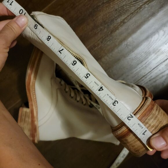 NEW Free People Santa Fe Lace up Boots Womens 8 Boho Cottagecore Y2K Rustic - Picture 8 of 9